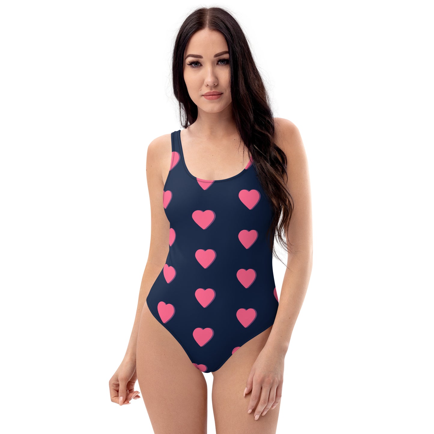 swimsuit blue hearts