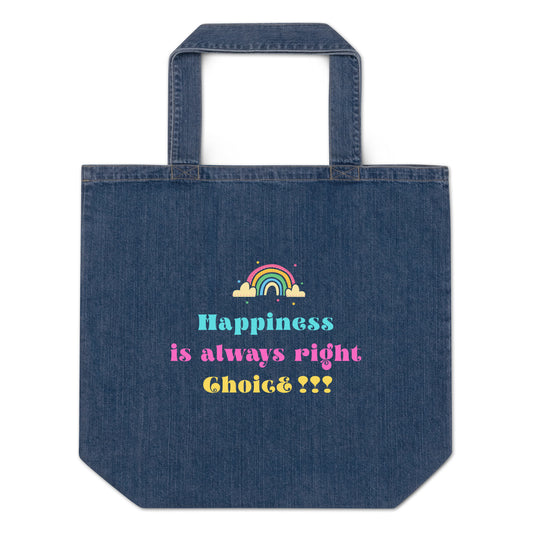 organic denim bag
