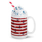 White glossy mug
